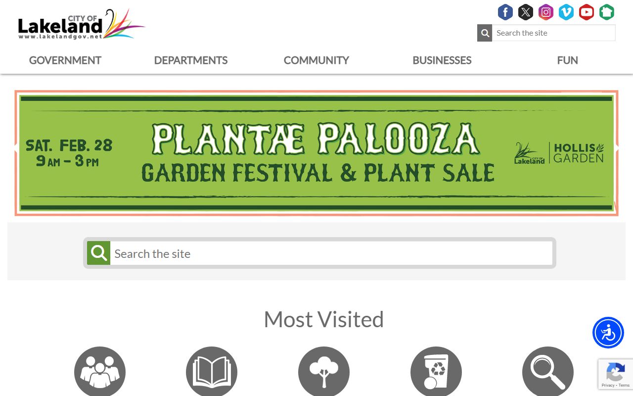 City of Lakeland website for Lakeland unclaimed money